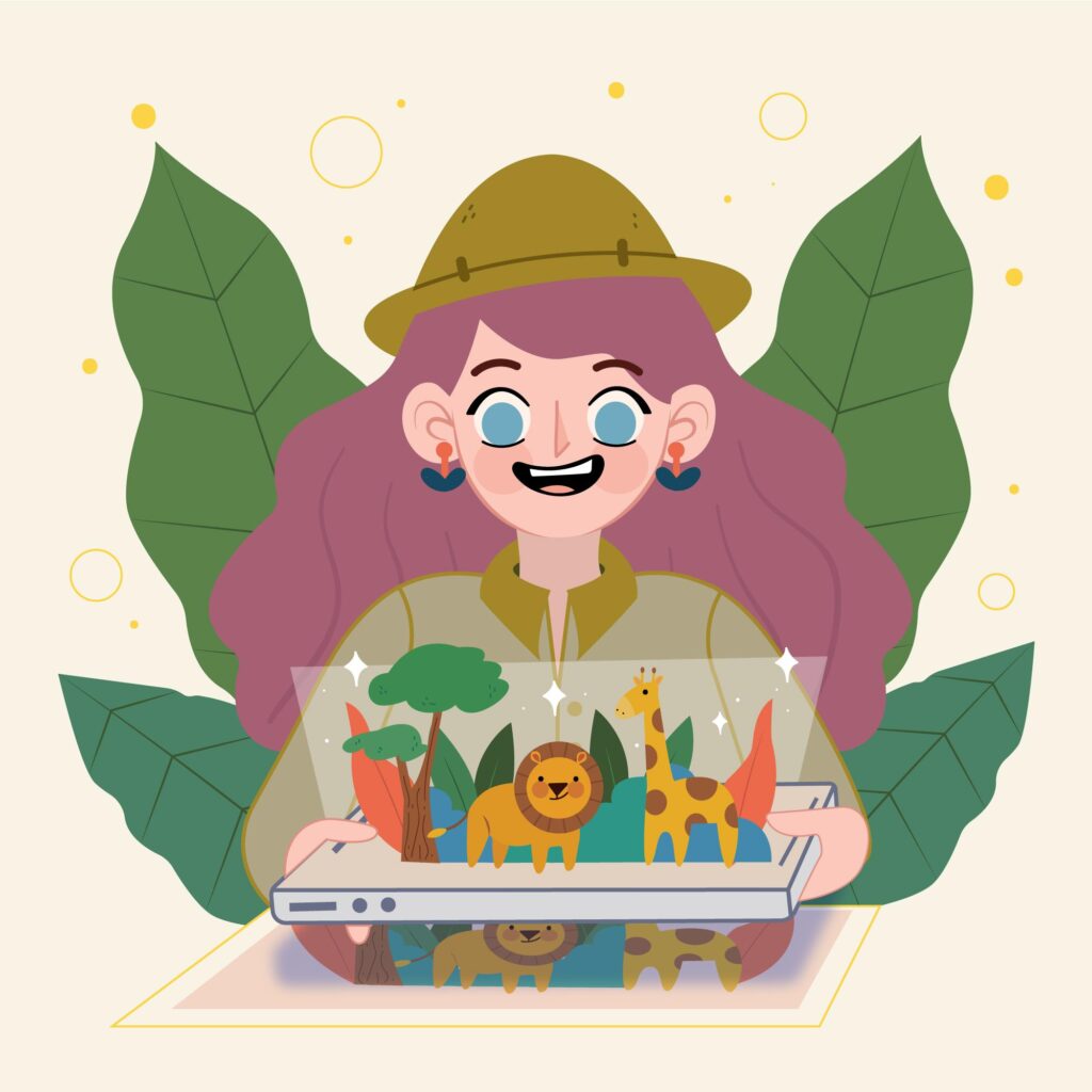 ilustrasi visual biologi